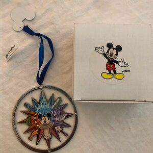 Walt Disney World metal disc ornament